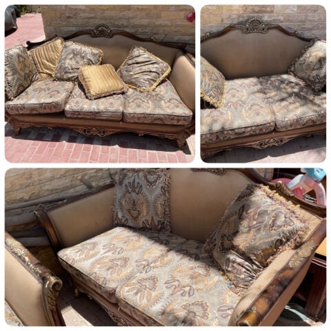 FREE SOFA SET GOOD CONDITION