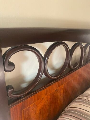 Pure Inter wood Bed with Mattress