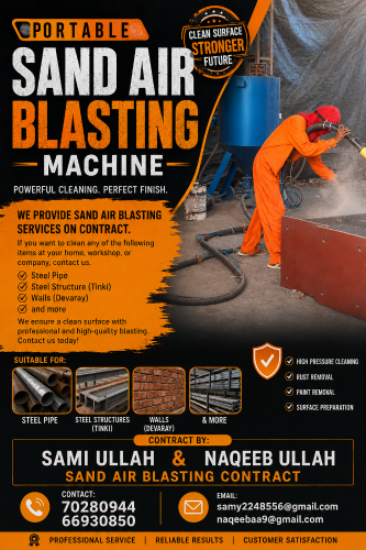 portable air blasting contracting