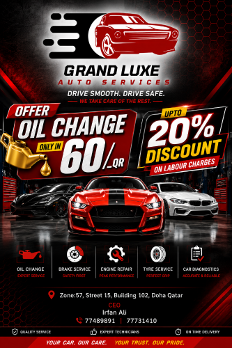 Oil and Filter change in 60/_QR