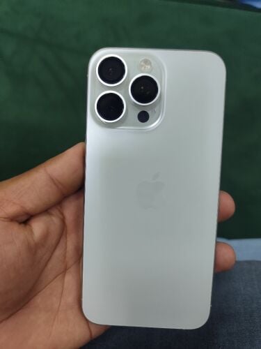 iPhone 15 pro max white titanium