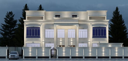Natural stone with design