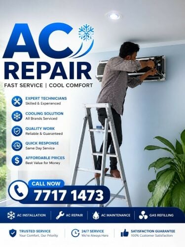 All kinds of split central A/C Repa
