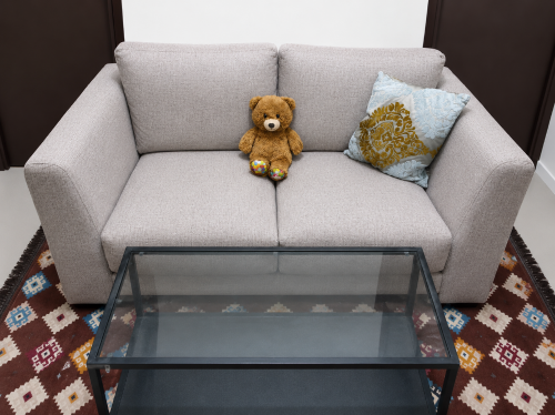 Sofa and table