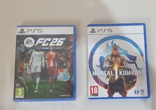 FC26 and MK1 PS5 games bundle
