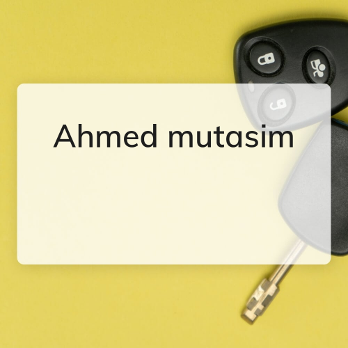 أحمد معتصم على