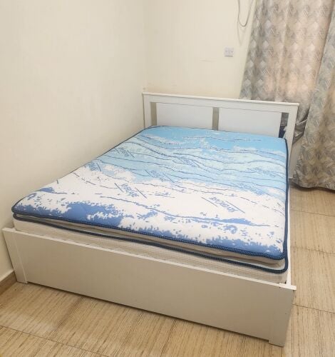 Double bed with mattres