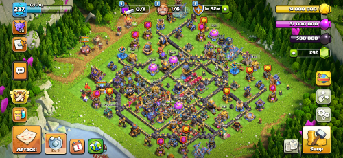 Clash of clan town hall 18 max base