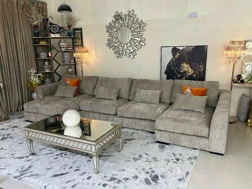 Homecentre brand L shape sofa sell