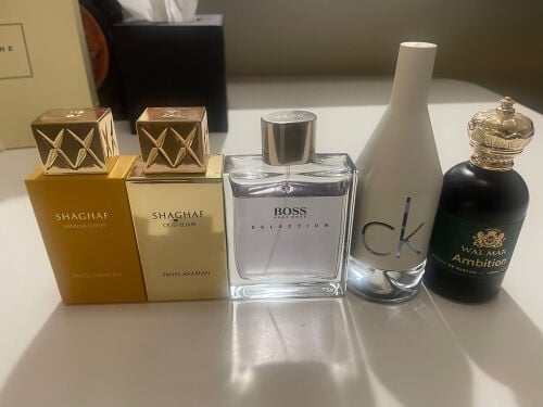 عطور اصلية مستعملة شبه ممتلئ 