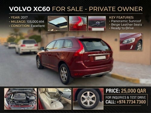 Volvo xc60 2018 Registered 
