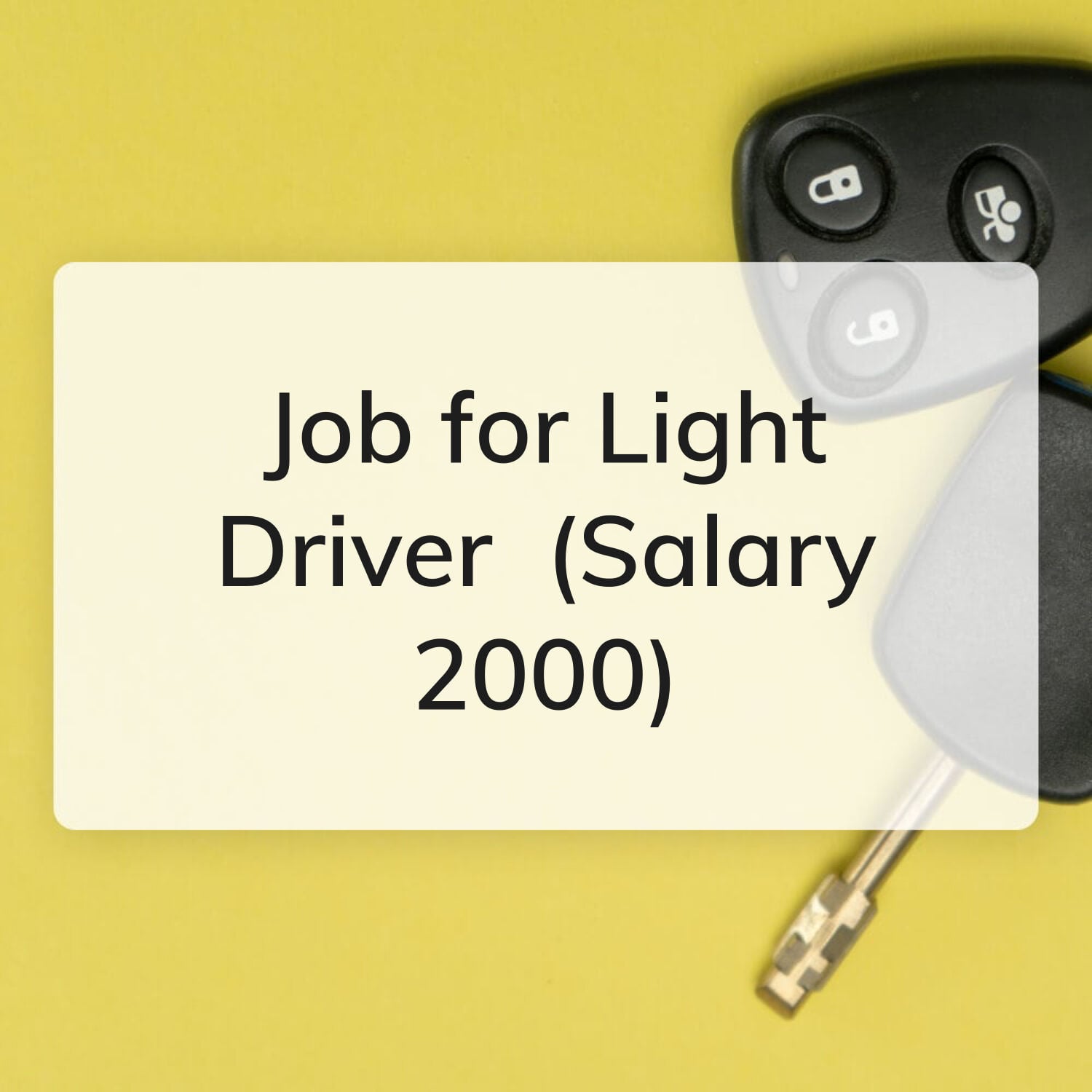 Job for Light Driver 