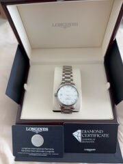 longines new watch with diamonds