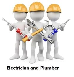 plumbing and electricity