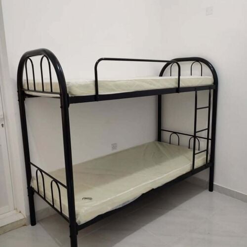 Metal Bunk Bed with 2 Mattresses