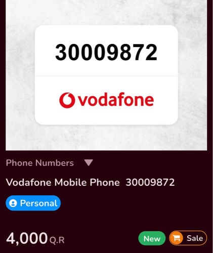 Special number for Sale