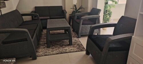طقم كراسي راتان وكراسي شعبية