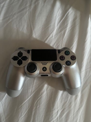 ps4 controller silver 