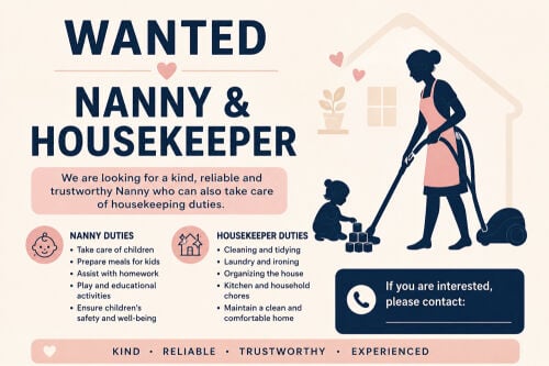 nanny/housekeeper