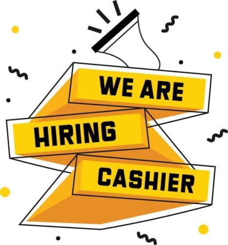 hiring cashier salary 1500_1800
