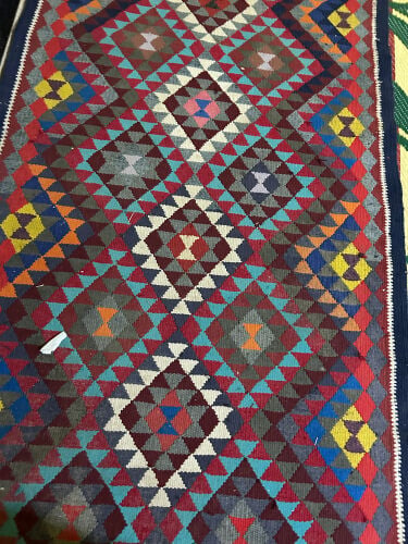 سجاد صوف عراقي مع سجاد مفارش نسيج