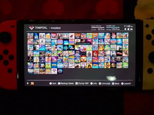 switch oled jailbreak 1tb 100+game