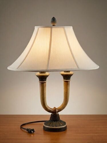 Vintage U-Shaped Table Lamp