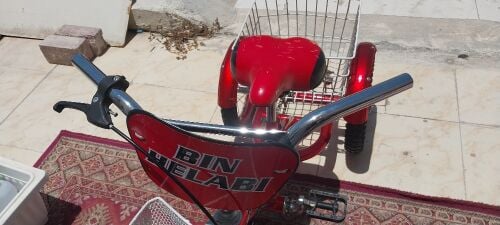 Three-wheeled tricycle