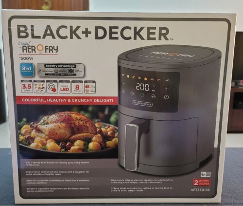 Black Decker Digital Air Fryer 3.5L