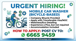 Mobile Car Washer (Bicycle-Based)