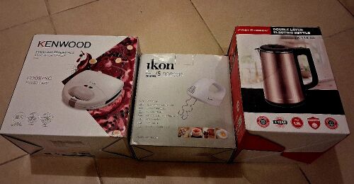 Toaster,  Mixer, Kettle