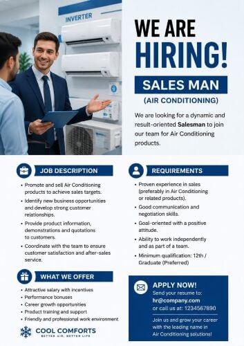 Salesman (Air Conditioning)