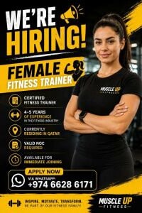 Female fitness trainer