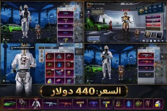 حساب ببجي للبيع