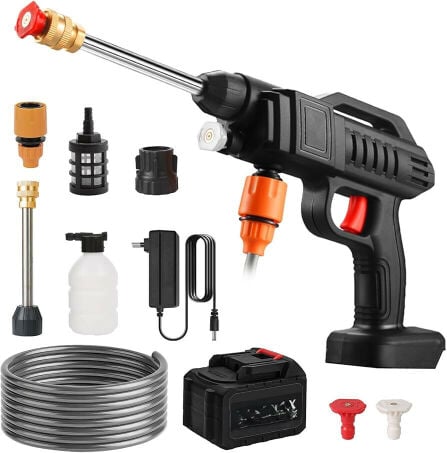 car washer gun battery 128w