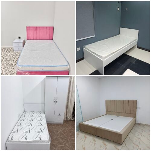 Bed, mattress, cabinet all size ava