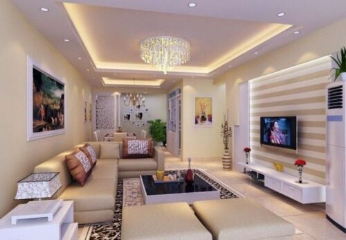 gypsum board ceiling and paint