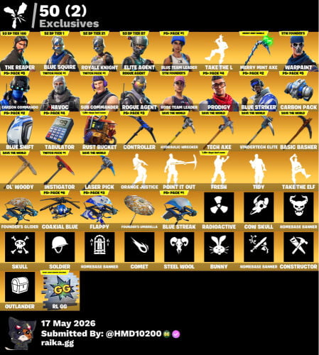 حساب فورت نايت نادر