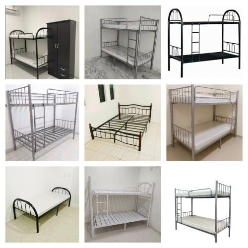 Double bed, bunk bed available new