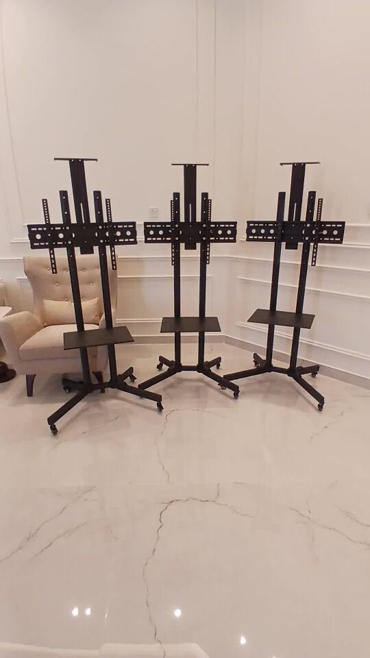 Mobile TV stand, TV cart with Mount