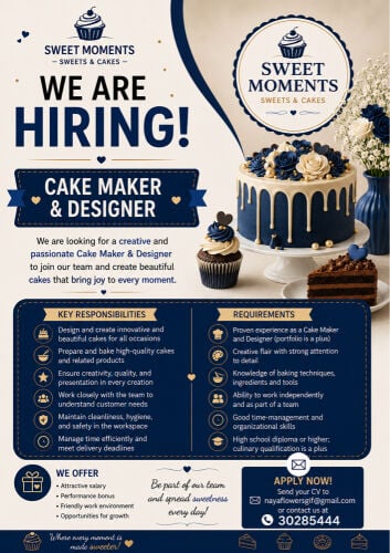CAKE MAKER & DESIGNER