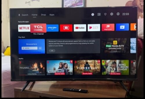 Tcl 43 QLED 4k smart android tv