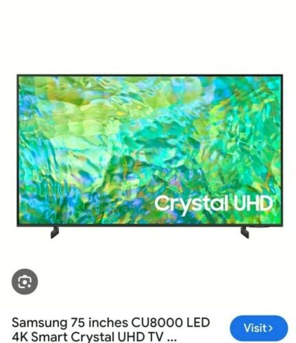 Samsung 75" CU8000
