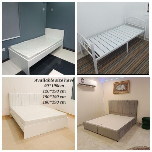 Bed,mettress,cabinet, available new