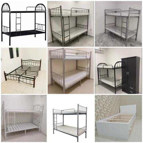 Double bed, bunk bed available new