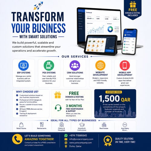 ERP,POS ,Website & App dev Service 