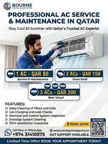 Professional AC Maintenance  Doha.