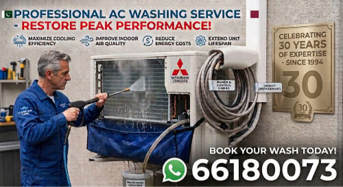 window And Split Ac Washing