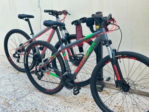 silver black bicycle 29 zize m