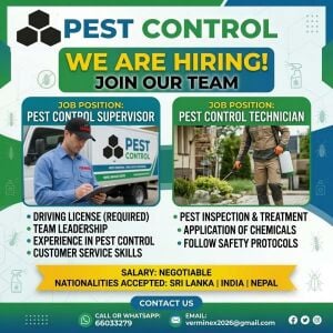Pest Control Supervisor/Technician